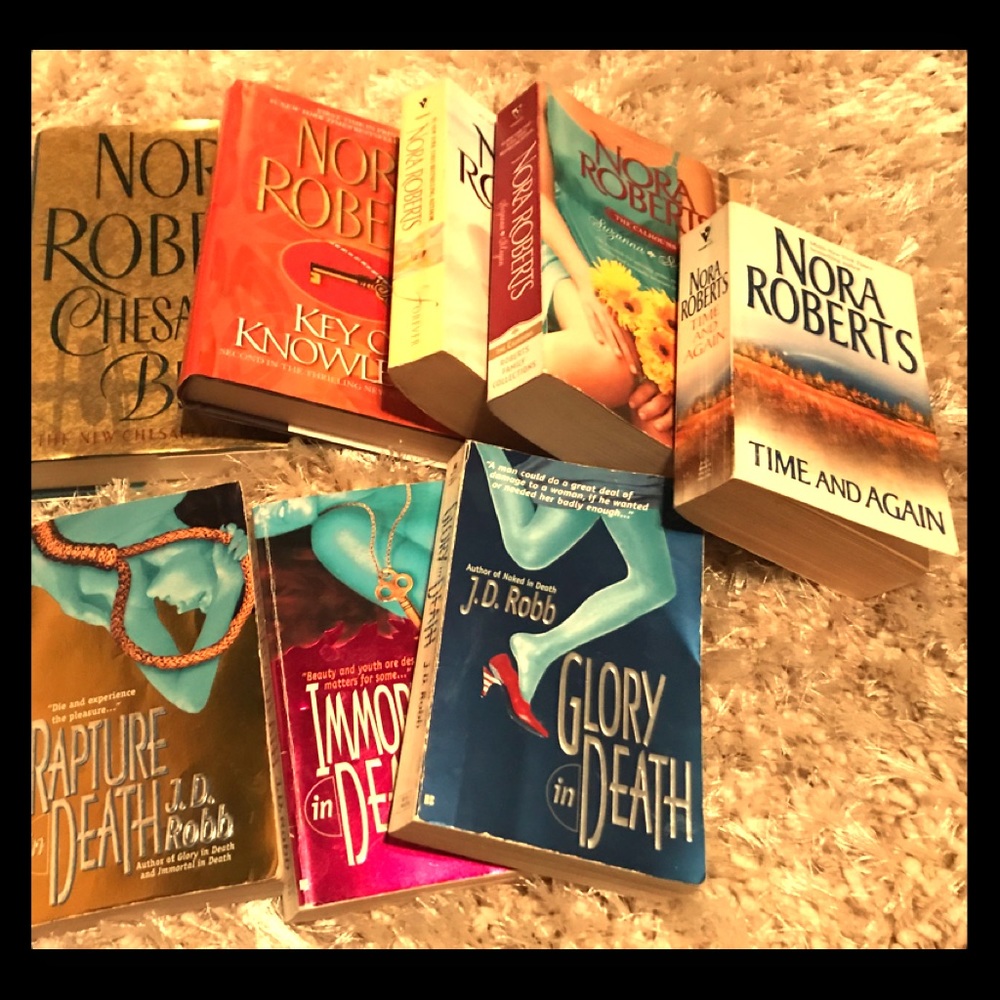 10 “Nora Roberts” Stories! Book Lot Romances!